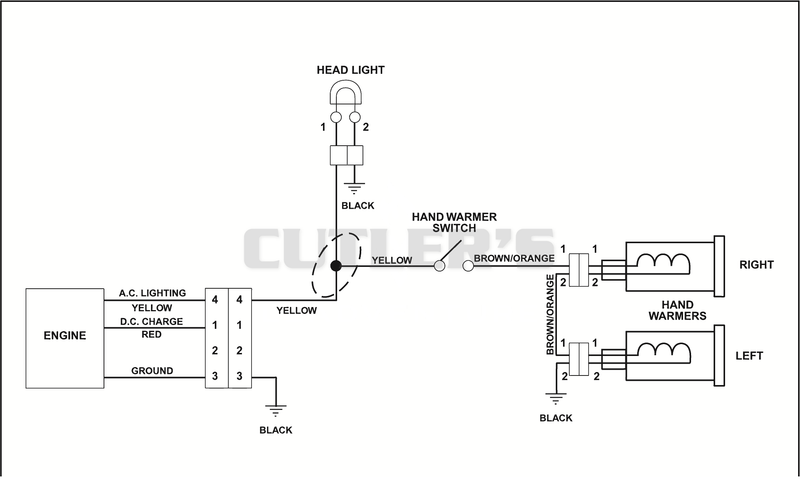 Wiring Diagram - Headlight & Heated Hand Grips