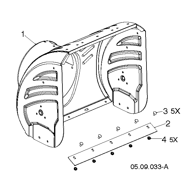 AUGER HOUSING AND IMPELLER