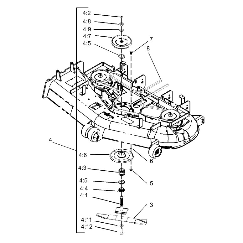 Deck Spindle Assembly