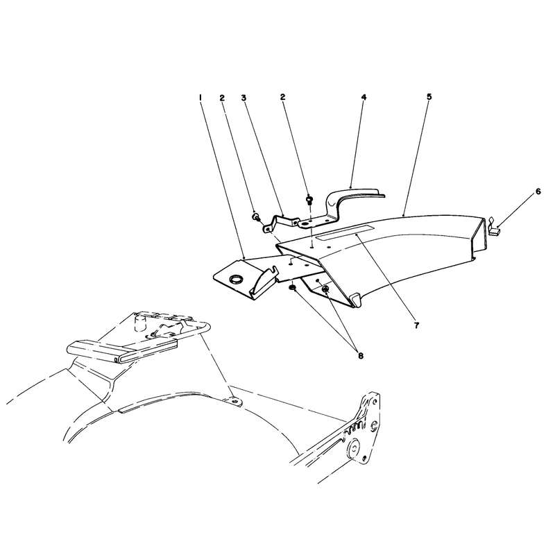 Side Discharge Chute Model No 59108 Optional