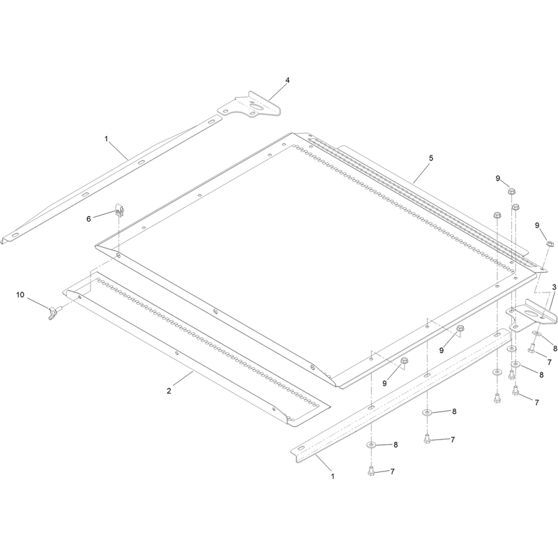 Hopper Screen Assembly No. 109-0717
