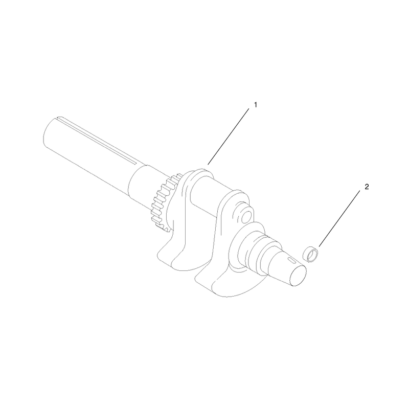 Crankshaft Assembly Group 1 Kohler CH23S-76550