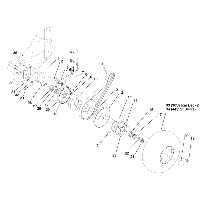 Wheel Drive and Brake System Assembly