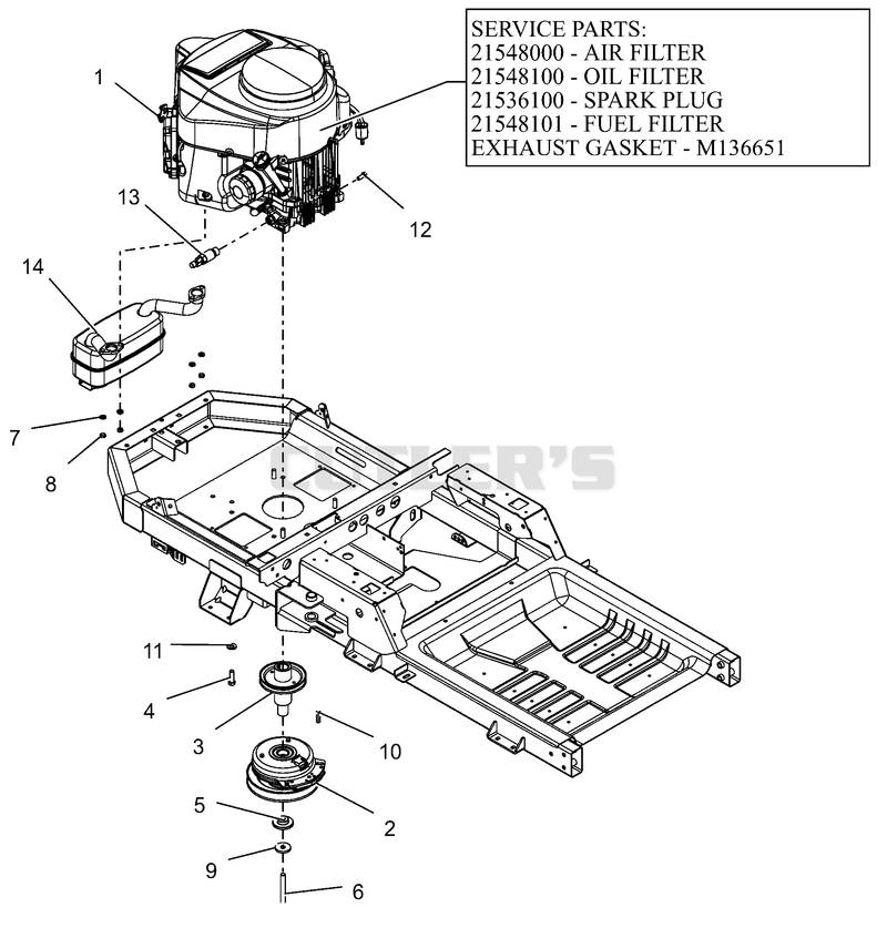 Engine - Kawasaki FR730