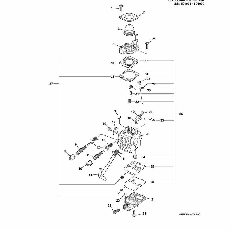 Carburetor -- C1M-K49A