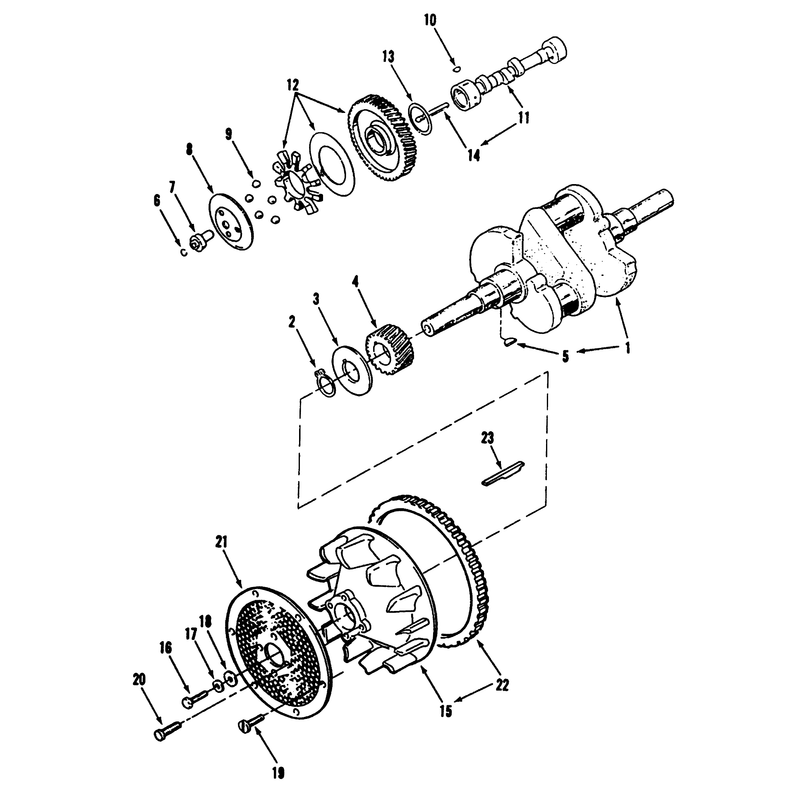 Crankshaft Camshaft Flywheel