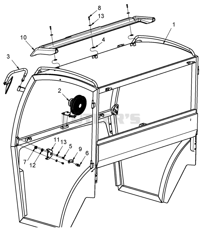 Cab Frame and Accessories