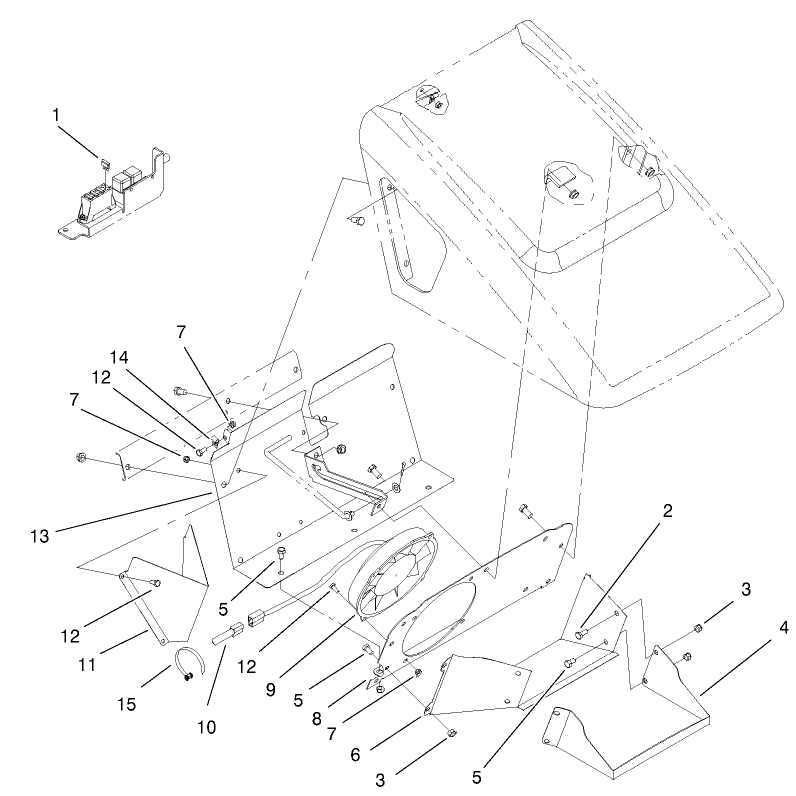 Hood and Baffle Assembly
