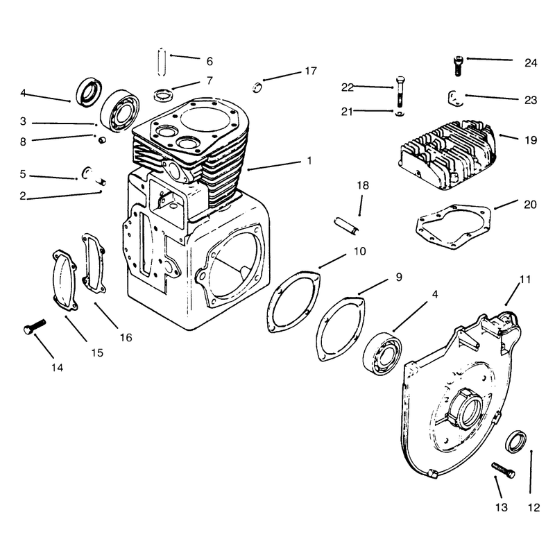 Crankcase and Cylinder Head