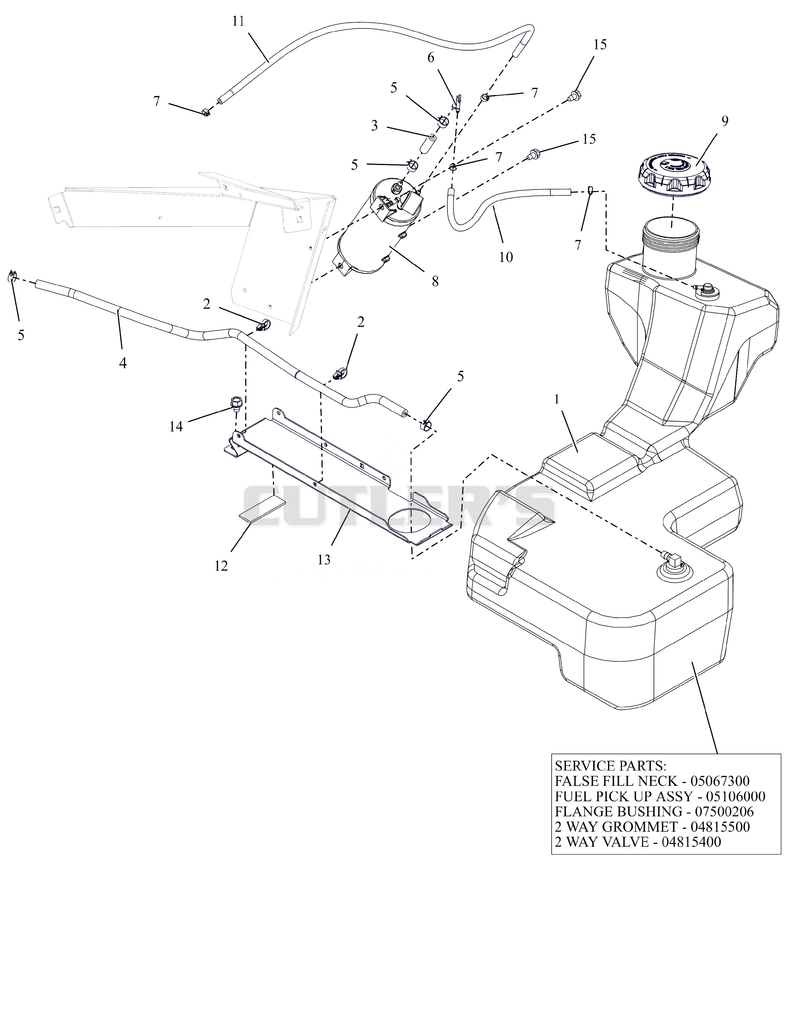 Fuel System - Kawasaki CARB