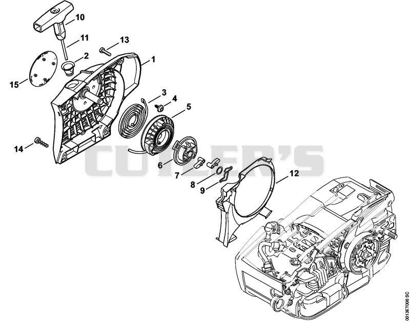 Rewind starter ErgoStart/Easy2Start