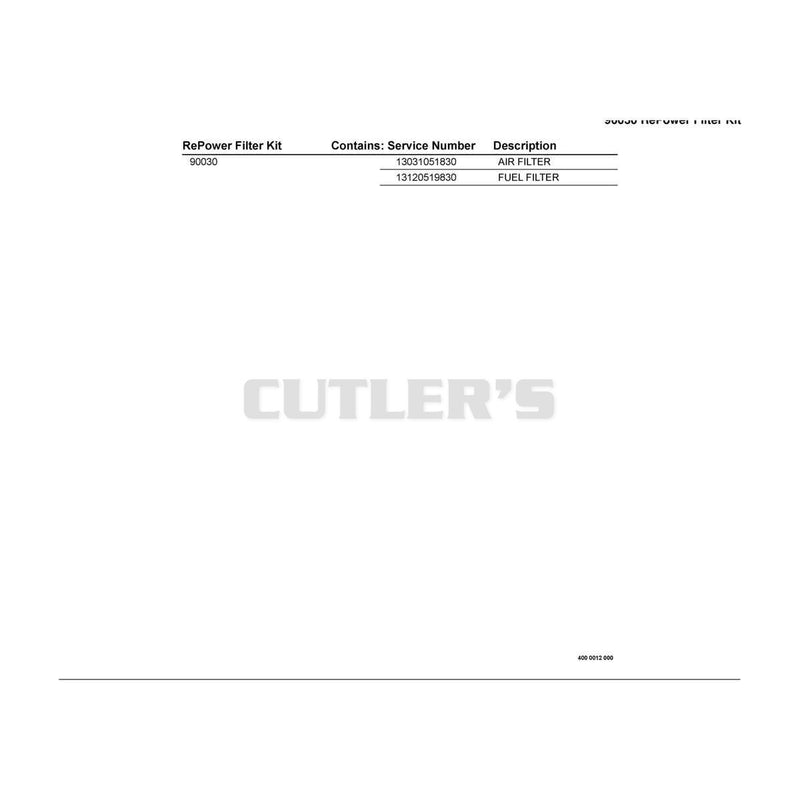 90030 RePower Filter Kit