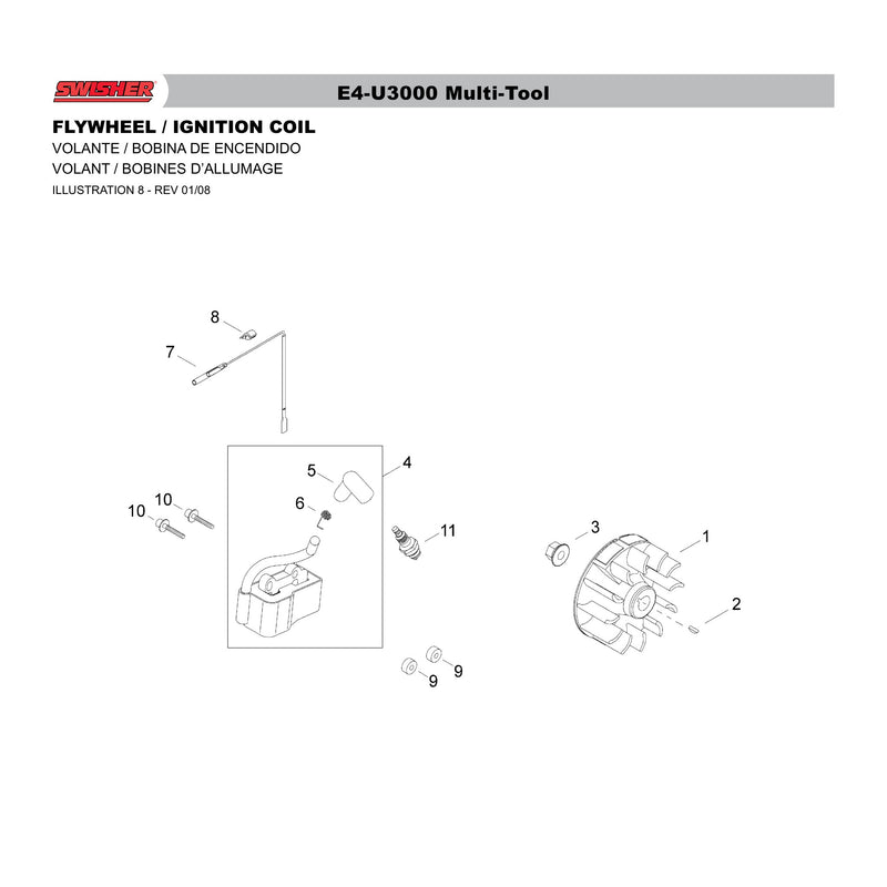 FLYWHEEL / IGNITION COIL