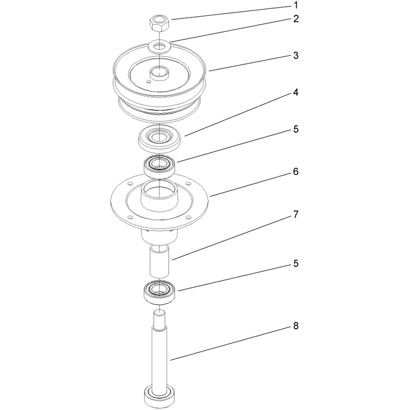 Spindle Assembly No 106-0784