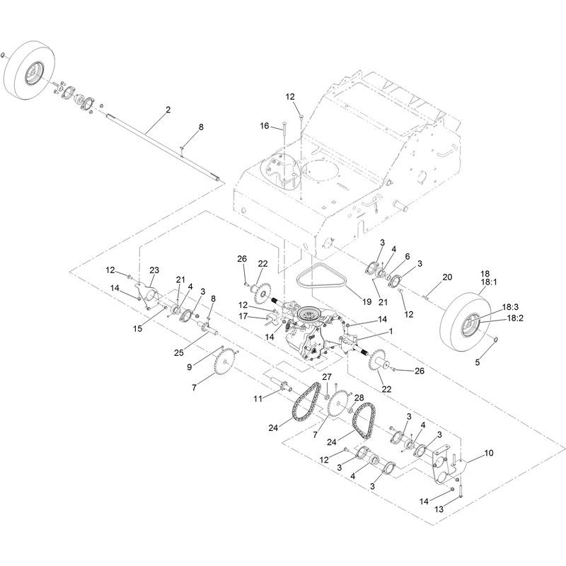 Transaxle Drive Assembly