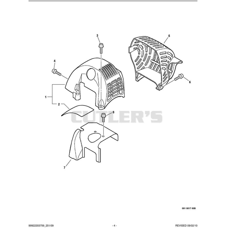Engine Cover, Cylinder Cover, Exhaust Cover