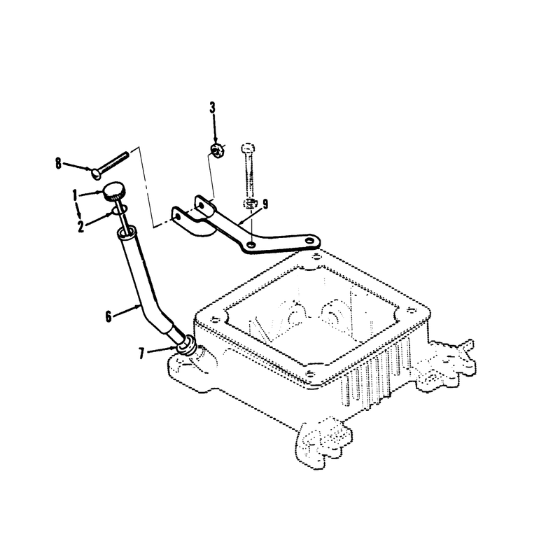 Oil Fill Tube and Bracket