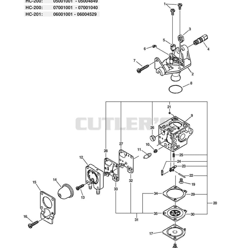 CARBURETOR -- RB-K66B