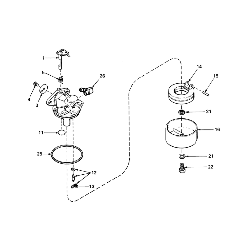 Carburetor No 631831