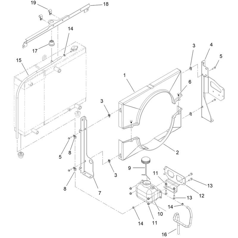 Cooler Mounting Assembly