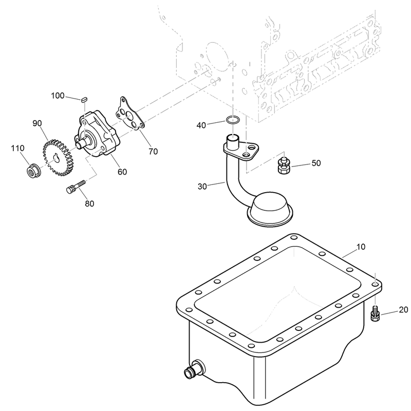 Oil Pan and Oil Pump Assembly