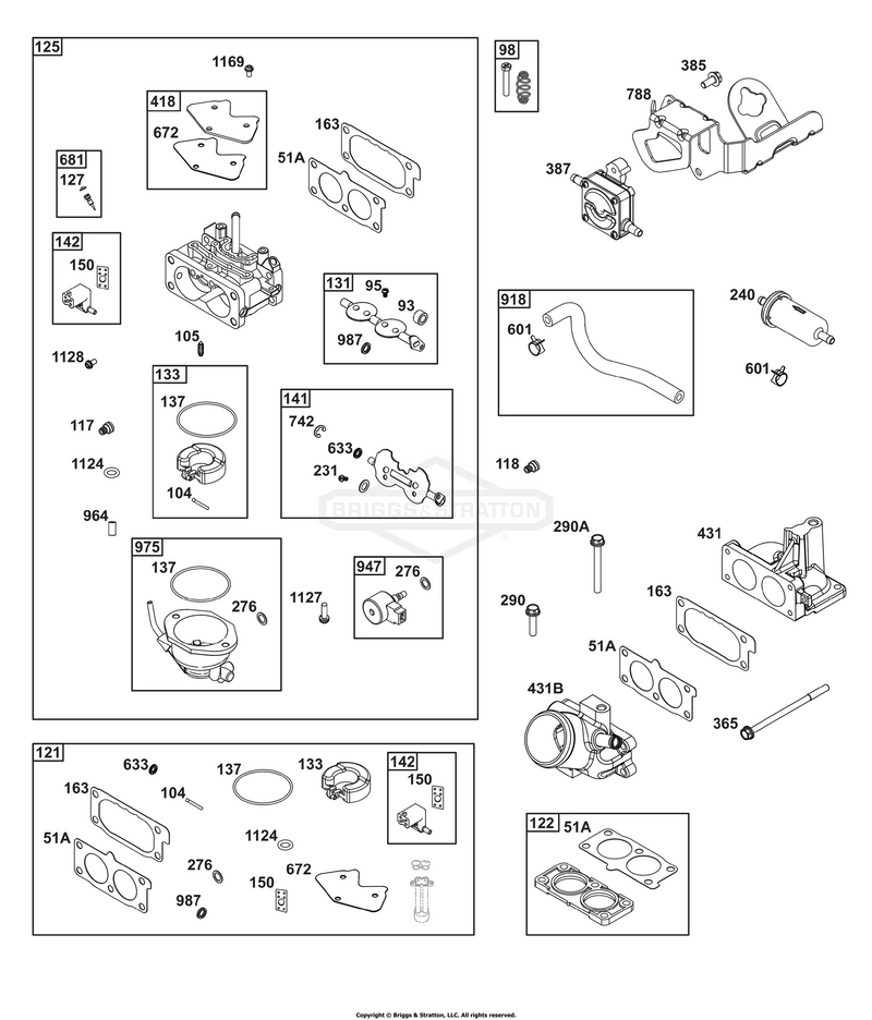 Carburetor and Fuel Supply Group