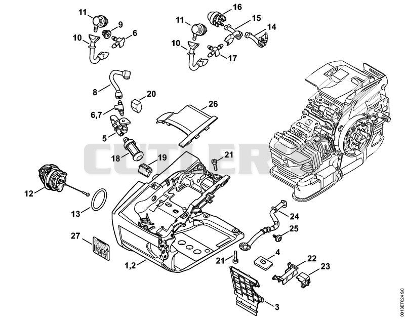 Tank housing