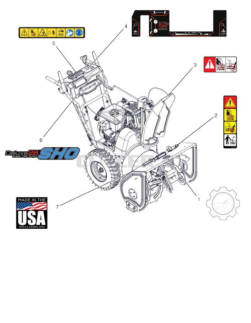 Decals - 28" SHO