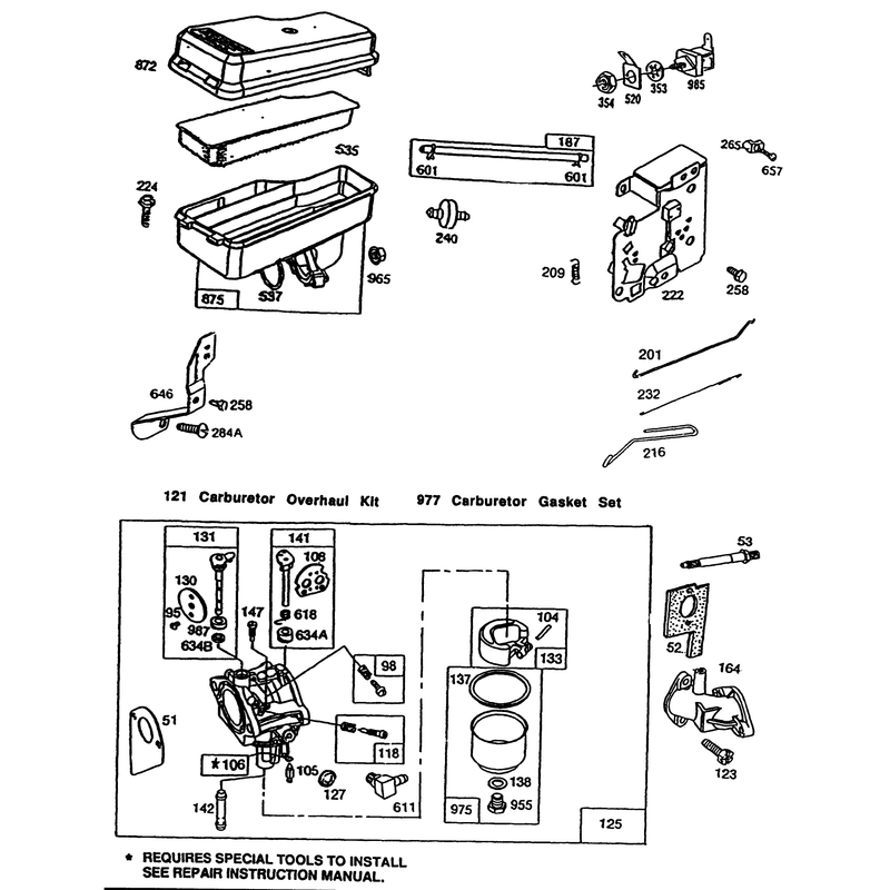 Briggs & Stratton Model 257707-0127-01