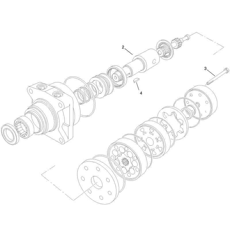 Hydraulic Motor Assembly No 99-3052