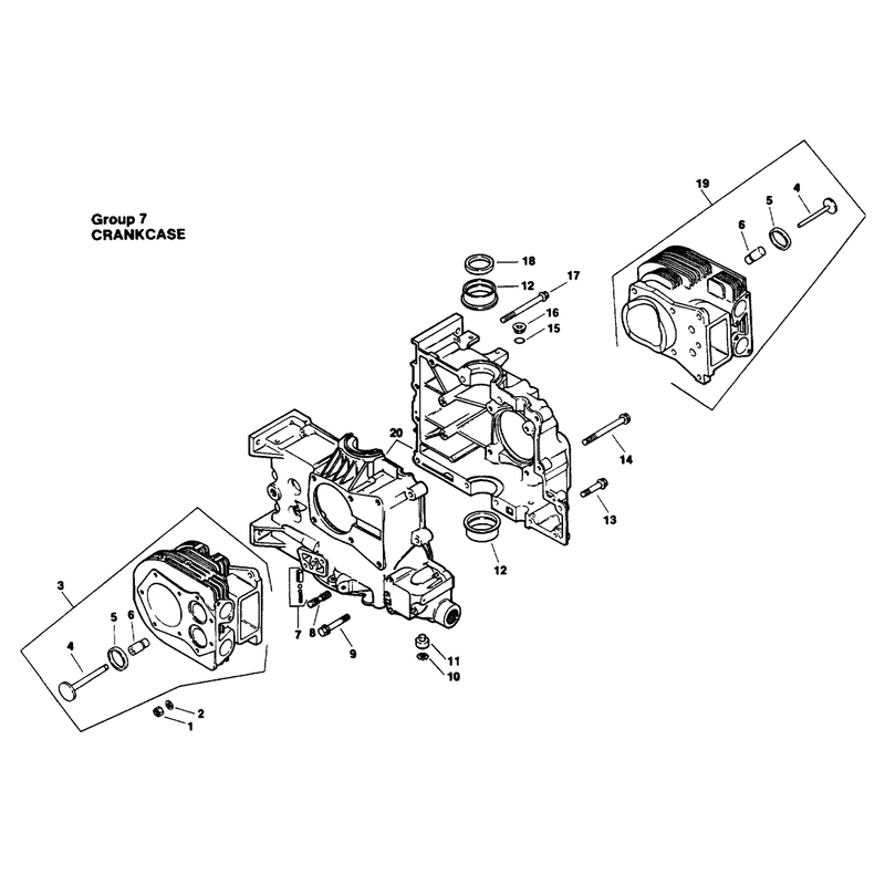 Engine Kohler Model No Mv16s Type Ps56519 Crankcase Group 7