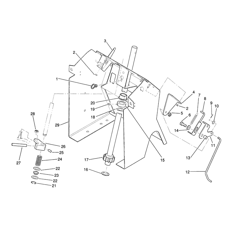 Steering Shaft and Indicator Assembly
