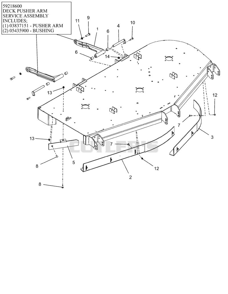 Stabilizer Arms and Baffles - 72"