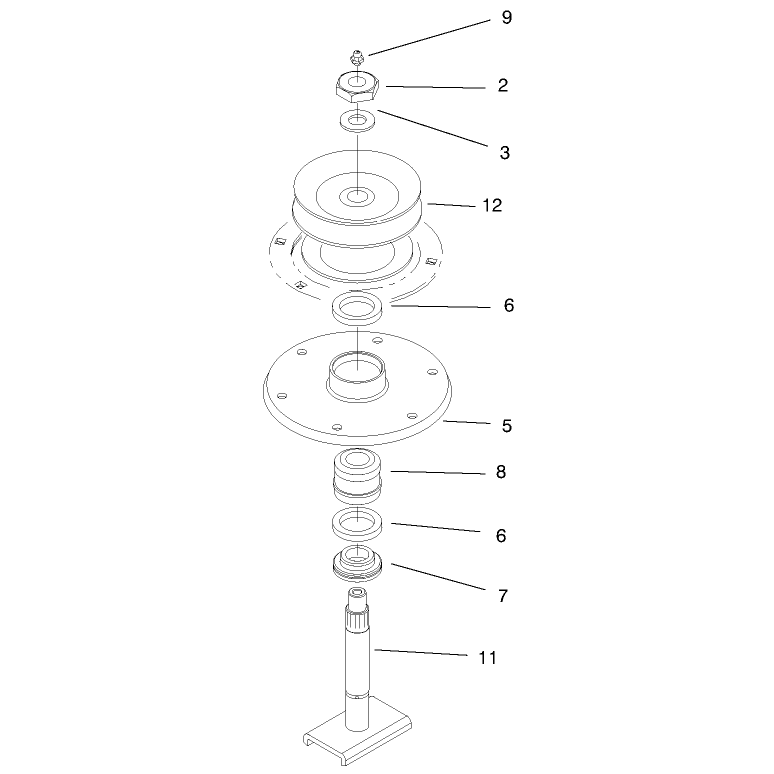 Spindle Housing Assembly No 54-7781