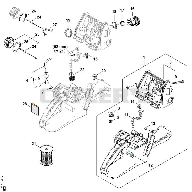 Tank housing