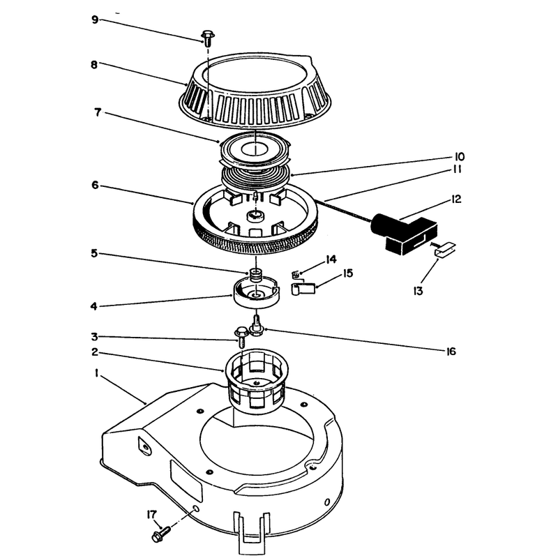 Recoil Assembly Engine Model No 47pj8