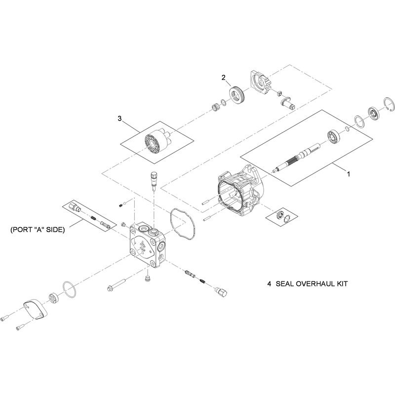 LH Hydraulic Pump Assembly No. 116-0942
