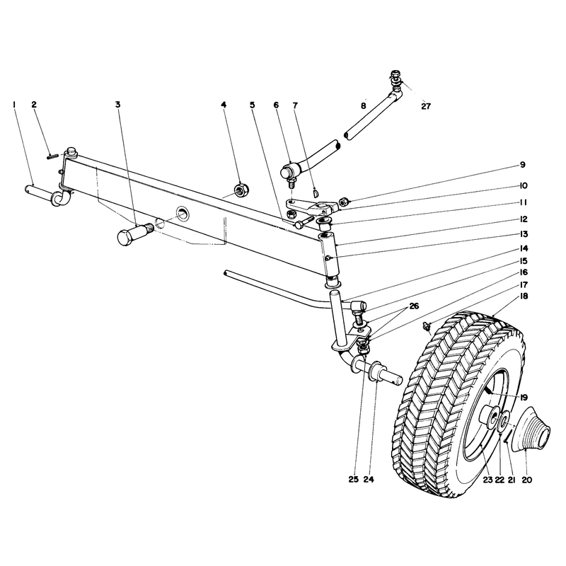 940 Front Axle Assembly