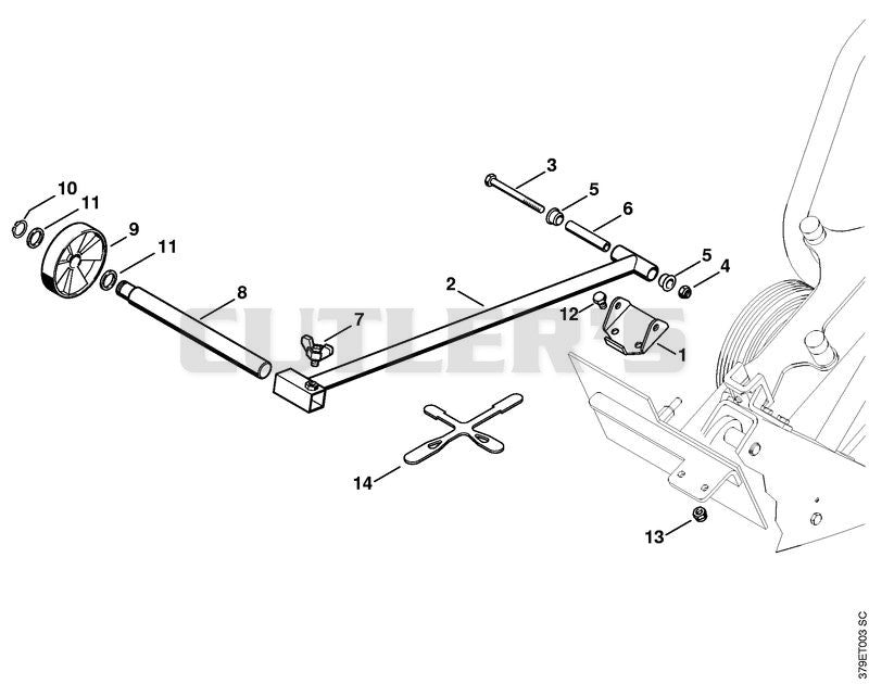 Guide wheel kit