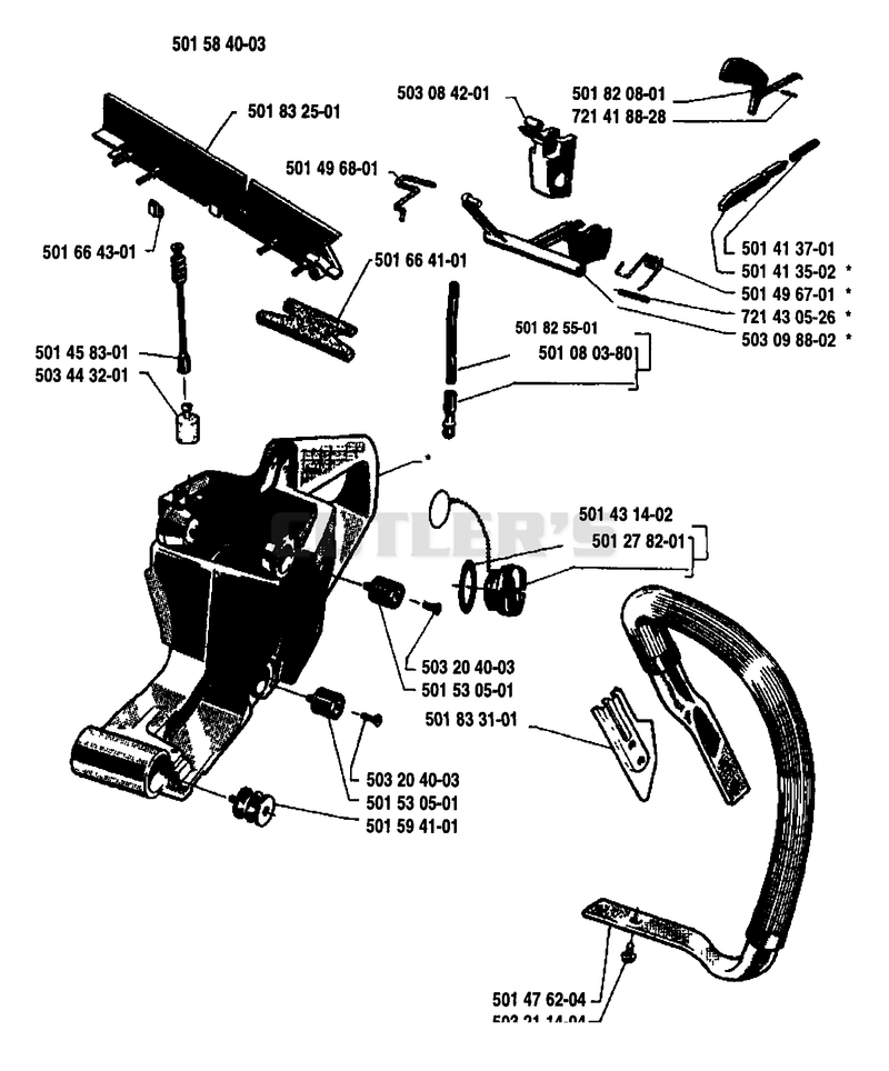 Front/Handle/Tank Assembly