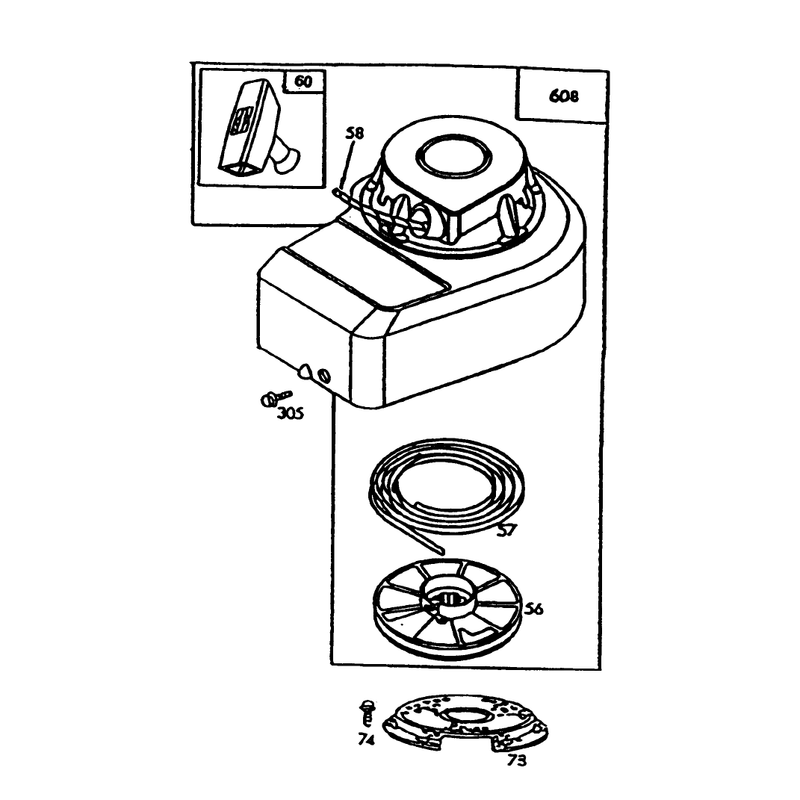 Engine Briggs and Stratton Model 95902-3148-01