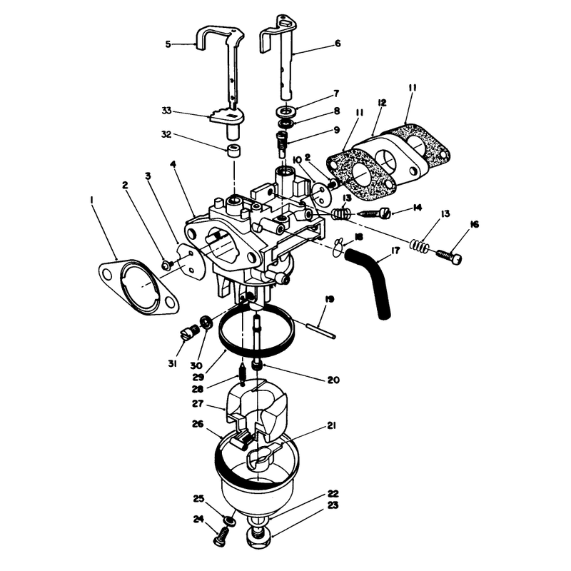 Carburetor Assembly Model No Vmh7