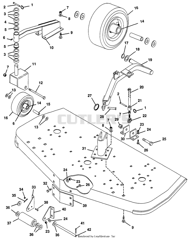 GAUGE WHEELS, ROLLERS AND HEIGHT ADJUSTMENT