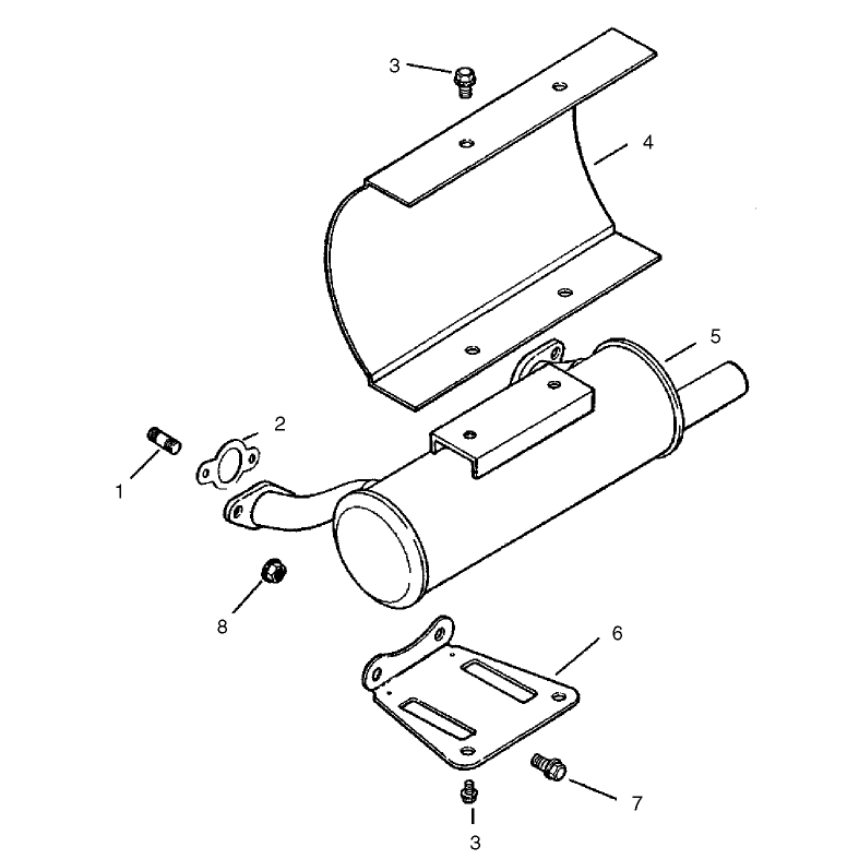 Exhaust Assembly Group 11 Kohler CH23S-76550