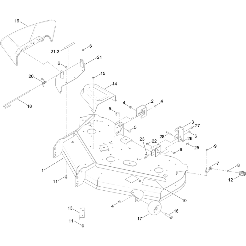 50 Inch Deck Assembly