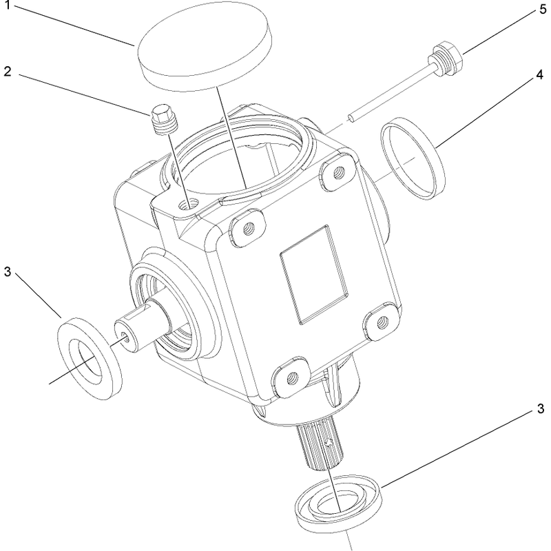 Gear Box Assembly No 106-4355