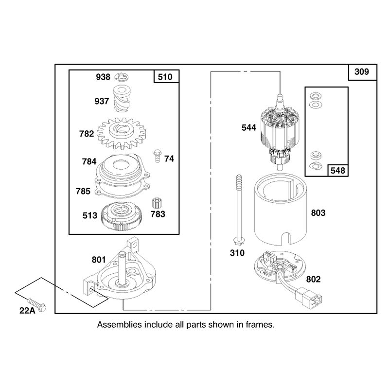 Engine Briggs and Stratton Model 12h807-0660-01