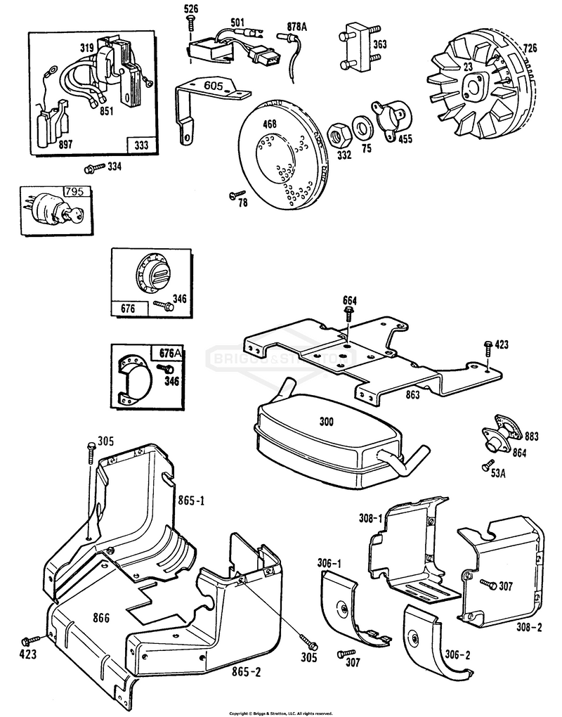 BlowerHsg,Mufflers,Shielding