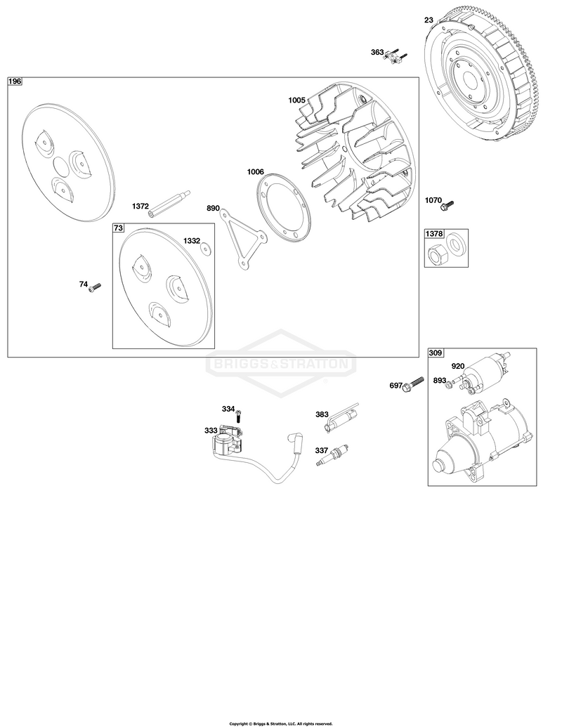 Flywheel, Ignition, and Starter Group