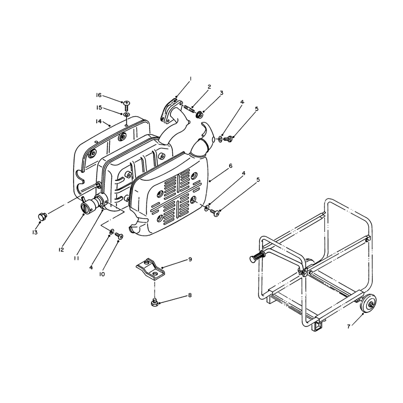 Muffler Exhaust Assembly